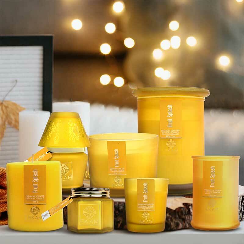 Fruit Splash Pillar Scented Candle