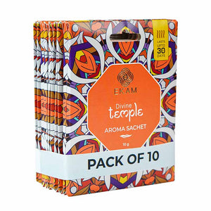 Combo Pack of 10 Divine Temple Scented Sachets