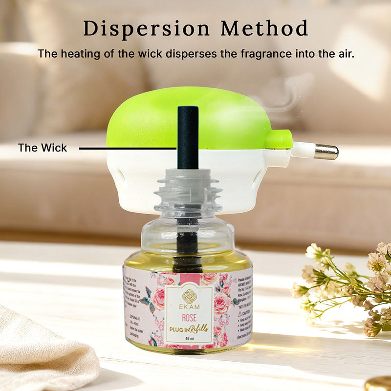 Rose Scented Air Freshener Plug-In Refill - 45 ML