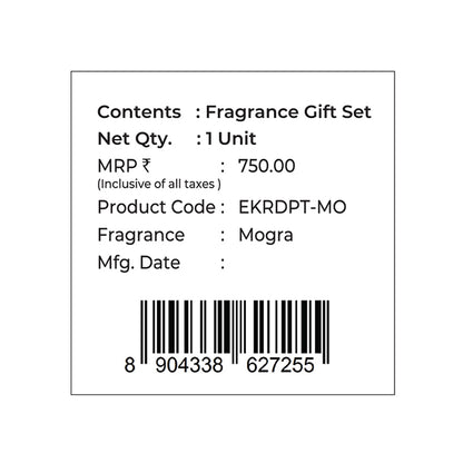 Mogra Scented Reed Diffuser &amp; Potpourri Gift Set| Festive Stone Palace Collection, 2025-26