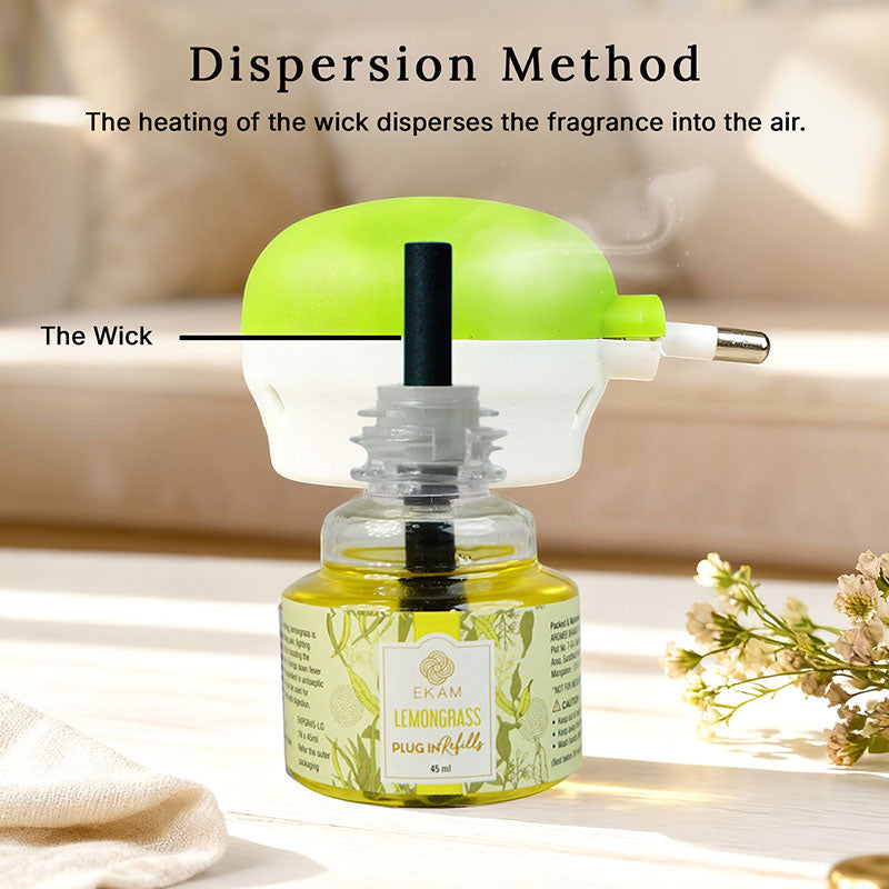Lemongrass Scented Air Freshener Plug-In Refill - 45 ML