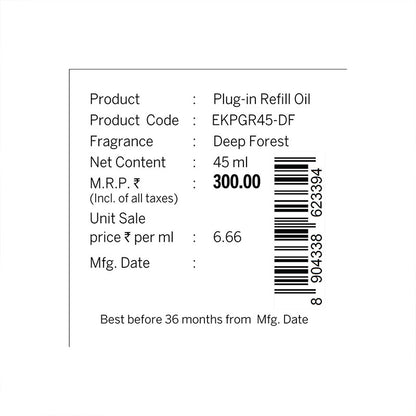 Deep Forest Plug In Air Freshener Refill| 45ml