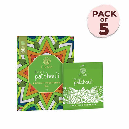 Combo Pack of 5 Blissful Patchouli Scented Sachets