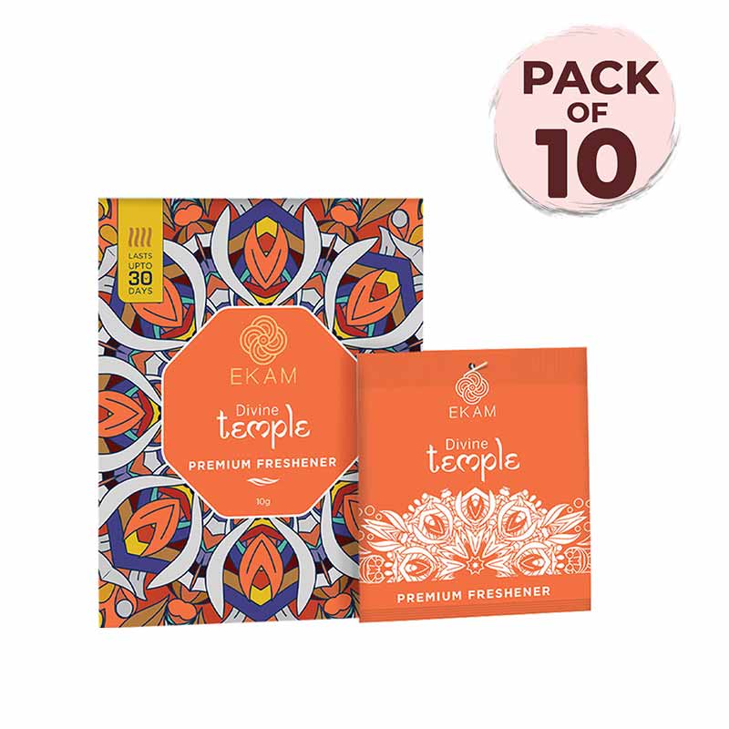 Combo Pack of 10 Divine Temple Scented Sachets