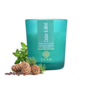 Cedar &amp; Mint Shot Glass Scented Candle