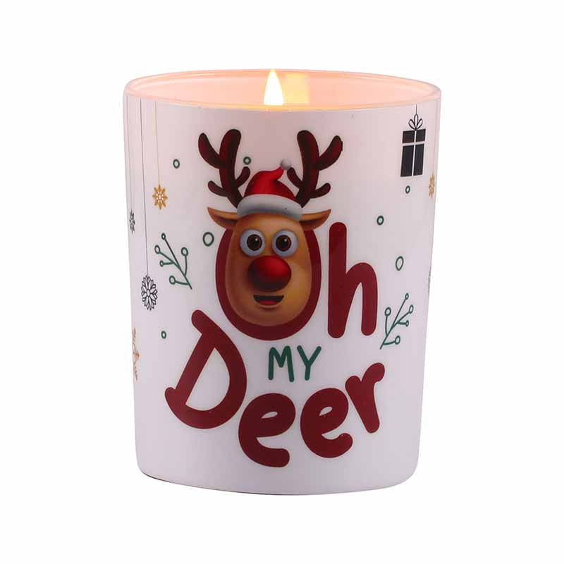 Candy Apple Crunch Christmas Single Wick Scented Candle (199 g)