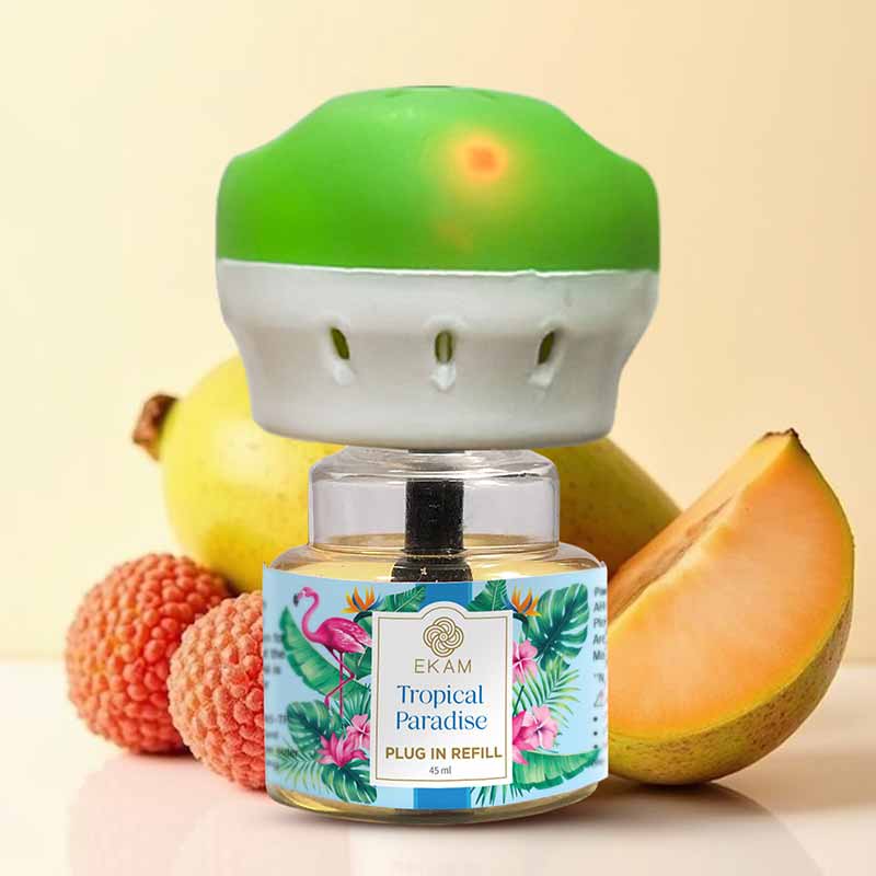 Tropical Paradise Scented Plug In Air Freshener Kit