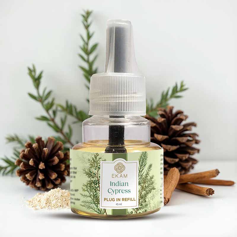 Indian Cypress Plug In Air Freshener Refill| 45ml