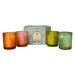 4 Pack Candles Gift Set| Temple Bloom, Jasmine, Strawberry, Lemongrass