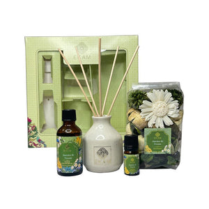 Jasmine &amp; Freesia Reed Diffuser &amp; Potpourri Gift Set