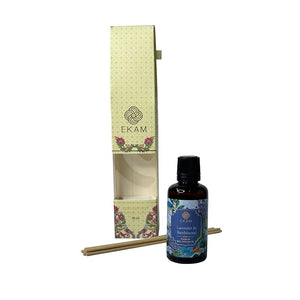 Lavender &amp; Sandalwood 50ml Reed Diffuser Refill Oil Gift Box