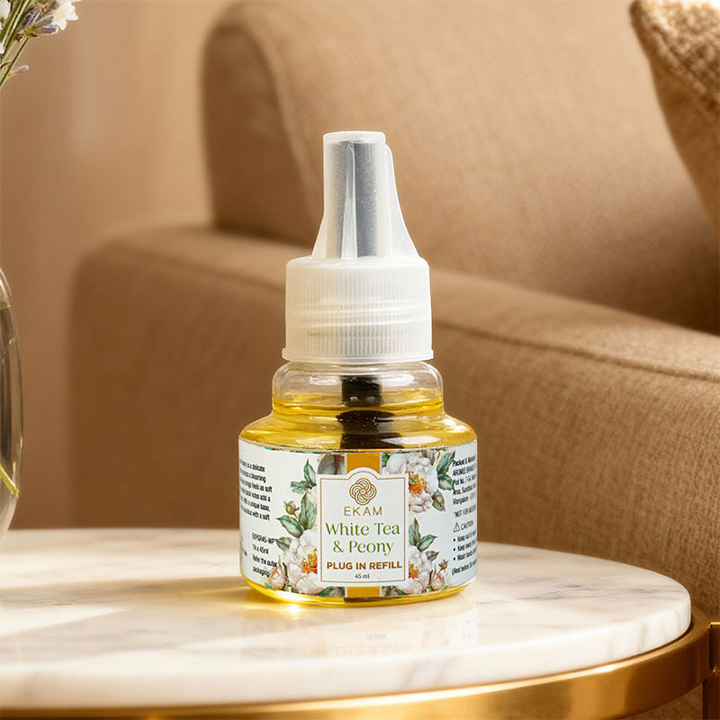 White Tea &amp; Peony Plug In Air Freshener Refill| 45ml
