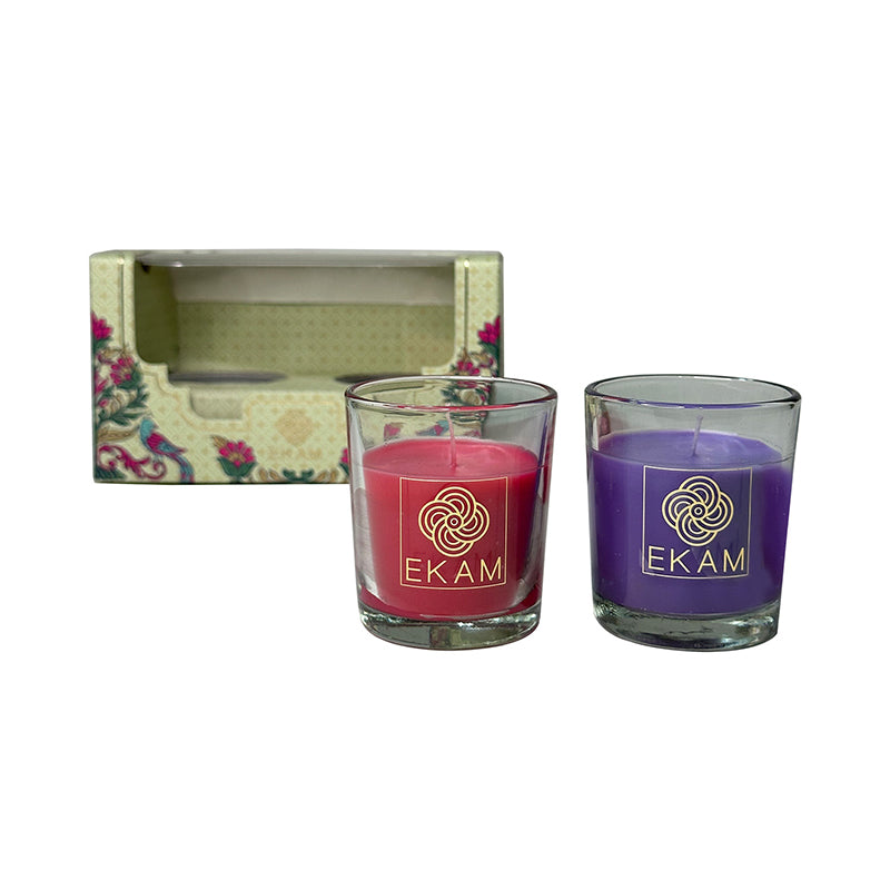 2 Pack Candle Gift Box |  Lavender &amp; Rose