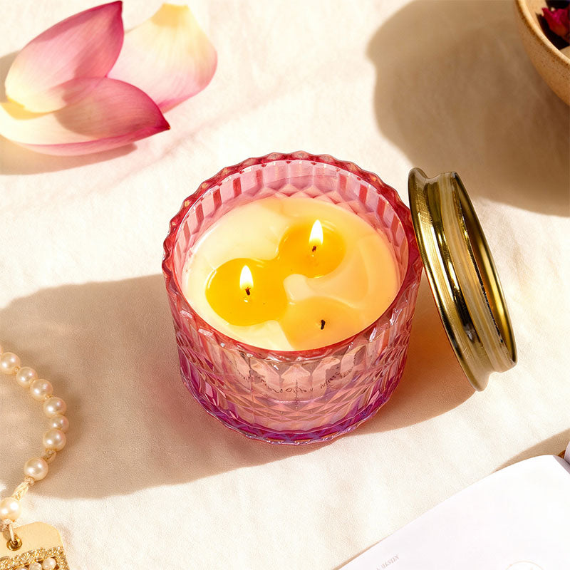 Sacred Lotus 3 Wick Luxe Candle