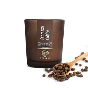 Espresso Coffee Shot Glass Scented Candle