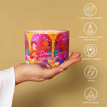 Divine Celebration Scented 3 Wick Candle