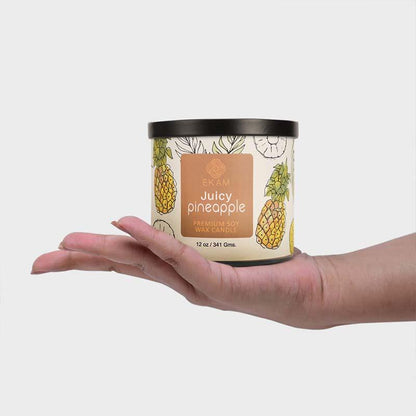 Juicy Pineapple Premium Soy Wax Candle, Fruity Series