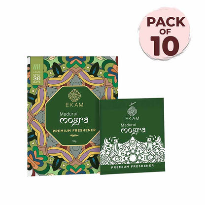 Combo Pack of 10 Madurai Mogra Scented Sachets