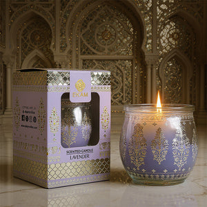 Lavender Scented Jar Candle, 28.5 g| Festive Sheesh Mahal Collection, 2025-26