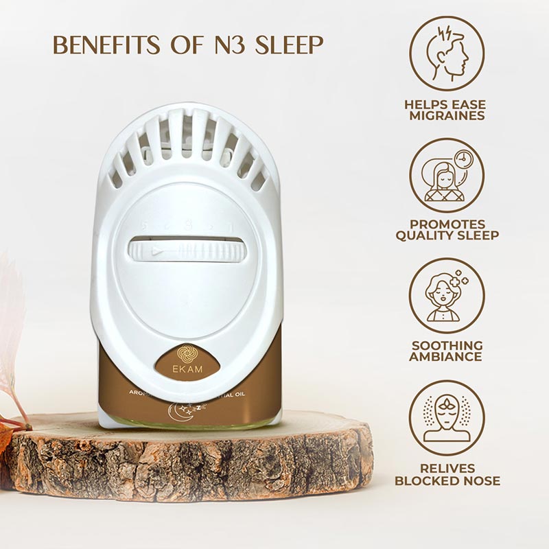 N3 Sleep Aromatherapy Plug In Refill Oil-35 ml for Deep, Quality Sleep
