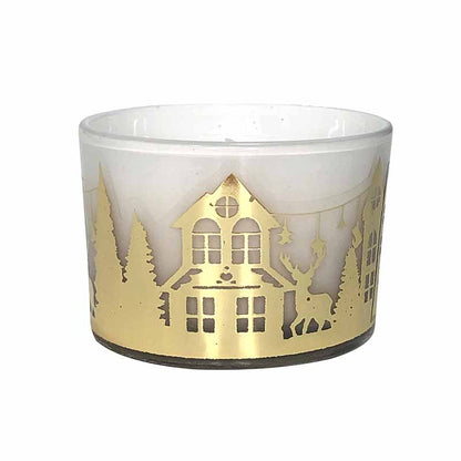 Vanilla Peppermint Christmas Bowl Scented Candle (85 g)