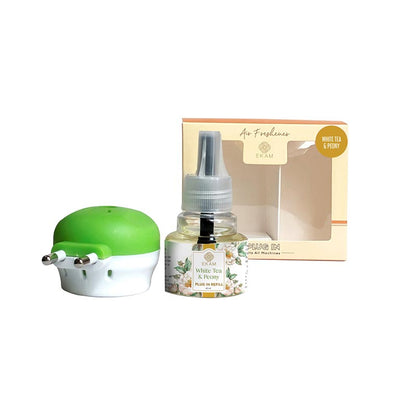 White Tea &amp; Peony Scented Plug In Air Freshener Kit