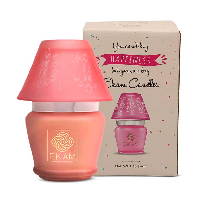 Strawberry Lampshade Scented Candle