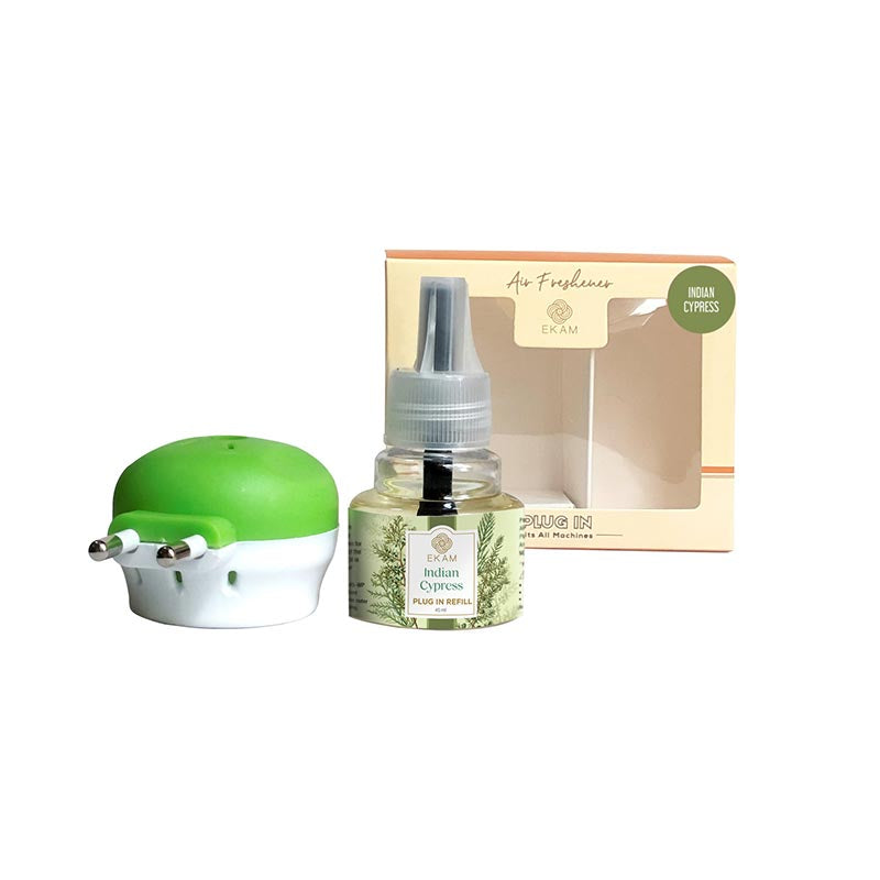 Indian Cypress Scented Plug In Air Freshener Kit