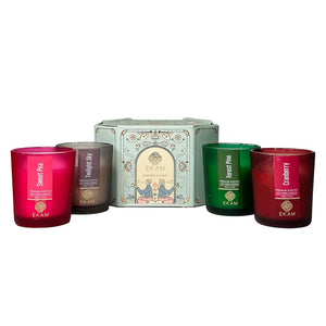 4 Pack Candles Gift Set| Sweet pea, Twilight Sky, Forest Pine, Cranberry