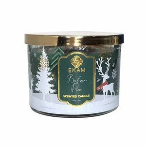 Balsam Pine 3 Wick Scented Christmas Candle (256 g)