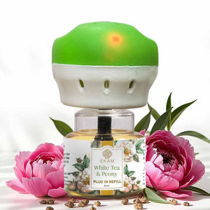 White Tea & Peony Scented Plug In Air Freshener Kit
