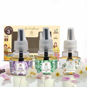 Floral Fragrance Scented Plugin Air Freshener Refill Pack of 3| 45ml Each