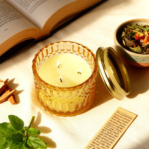 Divine Abhishekam 3 Wick Luxe Scented Candle