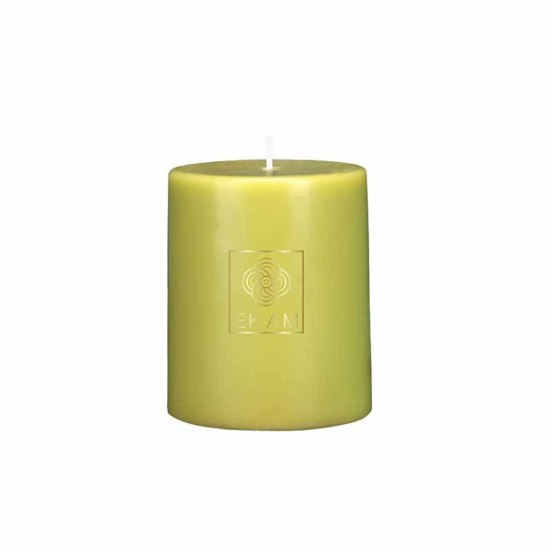 Lemongrass Scented Pillar Christmas Candle (218 g)