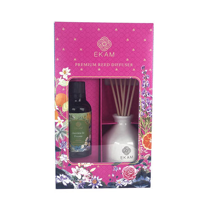 Jasmine &amp; Freesia Reed Diffuser Gift Set