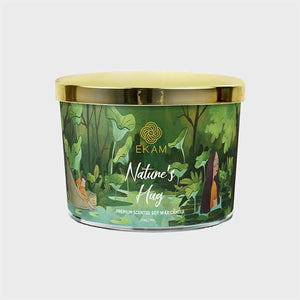 Nature’s Hug Scented 3 Wick Candle