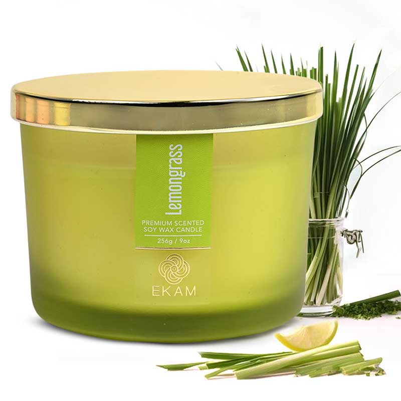 Lemongrass 3 Wick Scented Candle