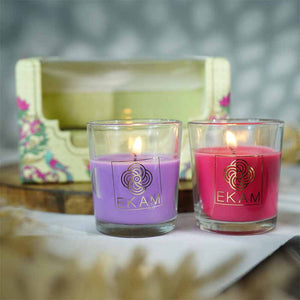 2 Pack Candle Gift Box | Lavender & Rose