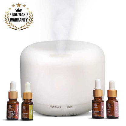 Aroma Diffuser - Model: YX-167 with Free True Joy, Change &amp; Transform, Be Calm, and Self Love Wellness Oils