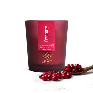 Cranberry Shot Glass Scented Candle