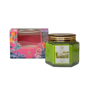 EKAM Jasmine Scented Hexa Jar Candle