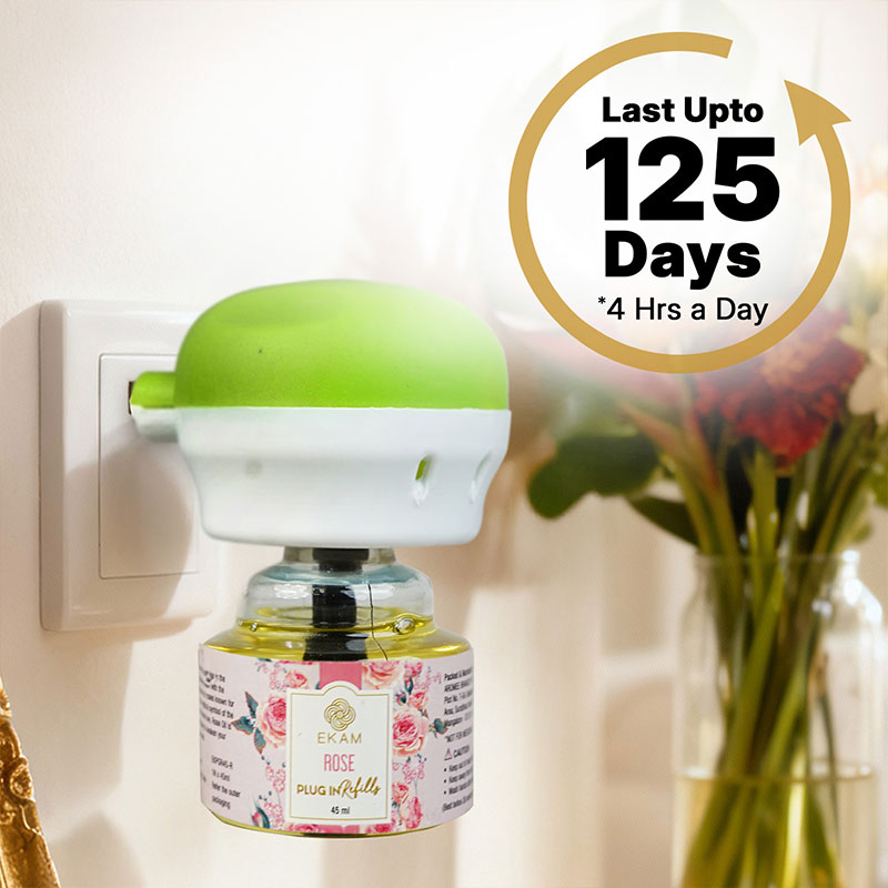 Rose Scented Air Freshener Plug-In Refill - 45 ML