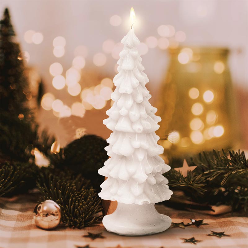 Vanilla Pepper Mint Christmas Tree Scented Candle