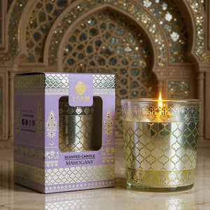 Mahogany Scented Votive Candle, 43 g| Festive Sheesh Mahal Collection, 2025-26