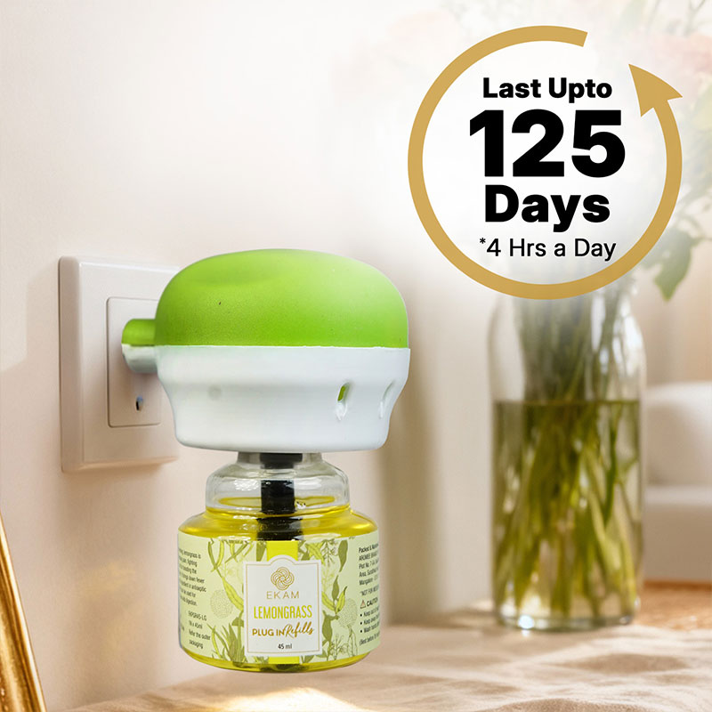 Lemongrass Scented Air Freshener Plug-In Refill - 45 ML