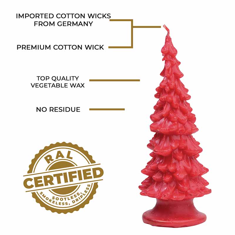 Candy Apple Scented Christmas Tree Candle (90 g)