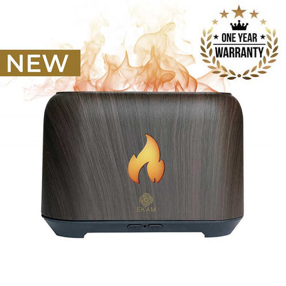 YX 1807 Dark Wood Flame Aroma Diffuser