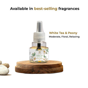 White Tea &amp; Peony Plug In Air Freshener Refill| 45ml