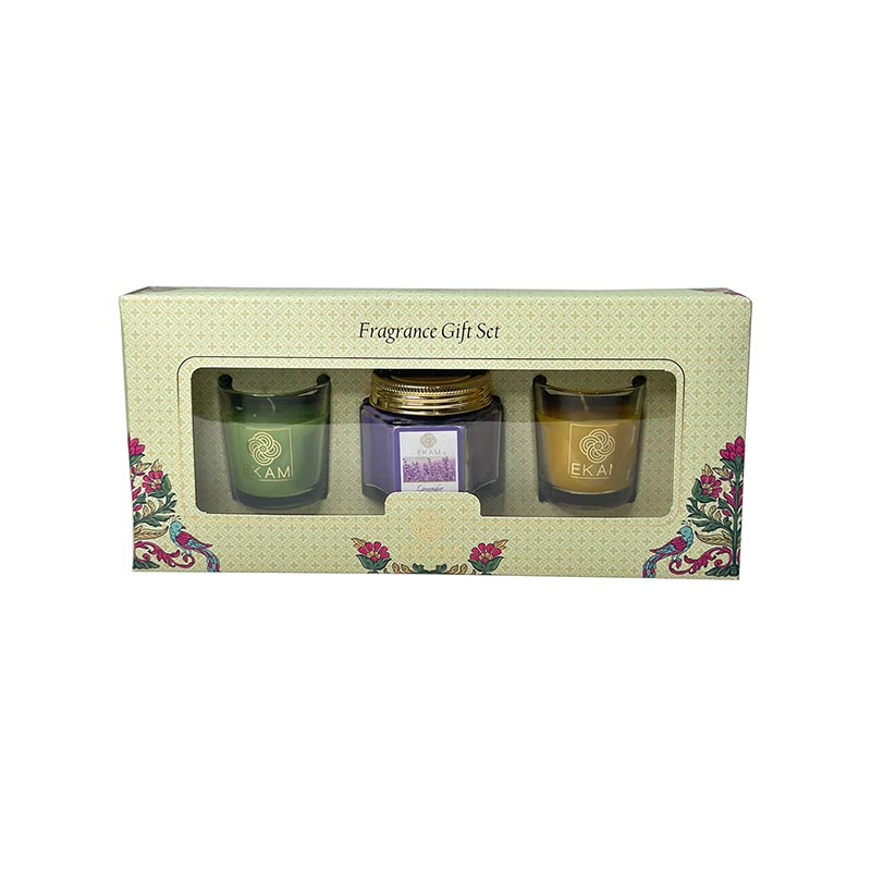 3 Pack Candle Gift Set | Lemongrass , Lavender &amp; Nagachampa