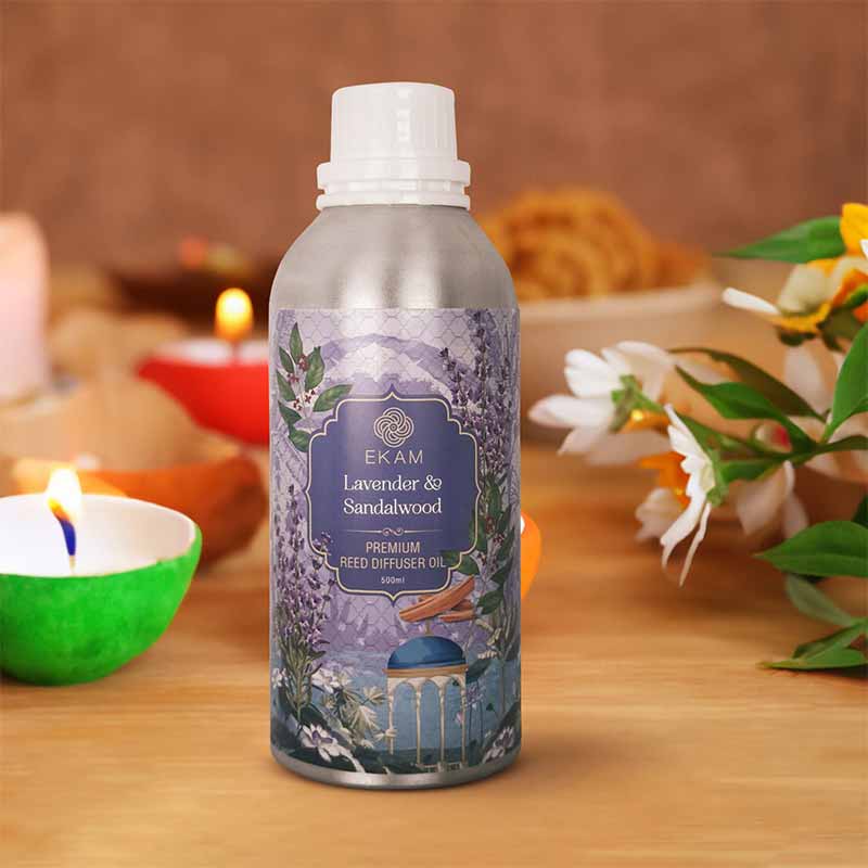 Lavender &amp; Sandalwood Reed Diffuser Oil, 500ml